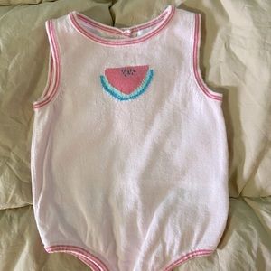 Angel Dear Watermelon Knit Romper 3-6 months